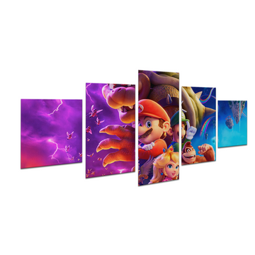 SUPER MARIO BROS THE MOVIE WALL CANVAS