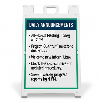 Signicade Message Board Signs