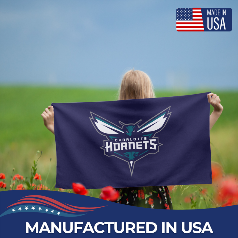 CHARLOTTE HORNETS FLAG