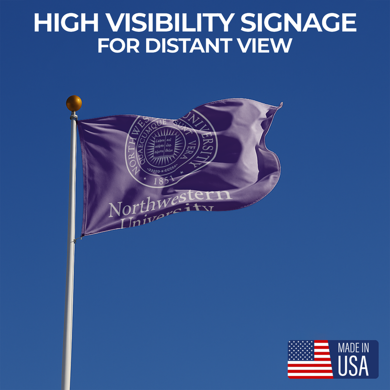 NORTHWESTERN UNIVERSITY FLAG