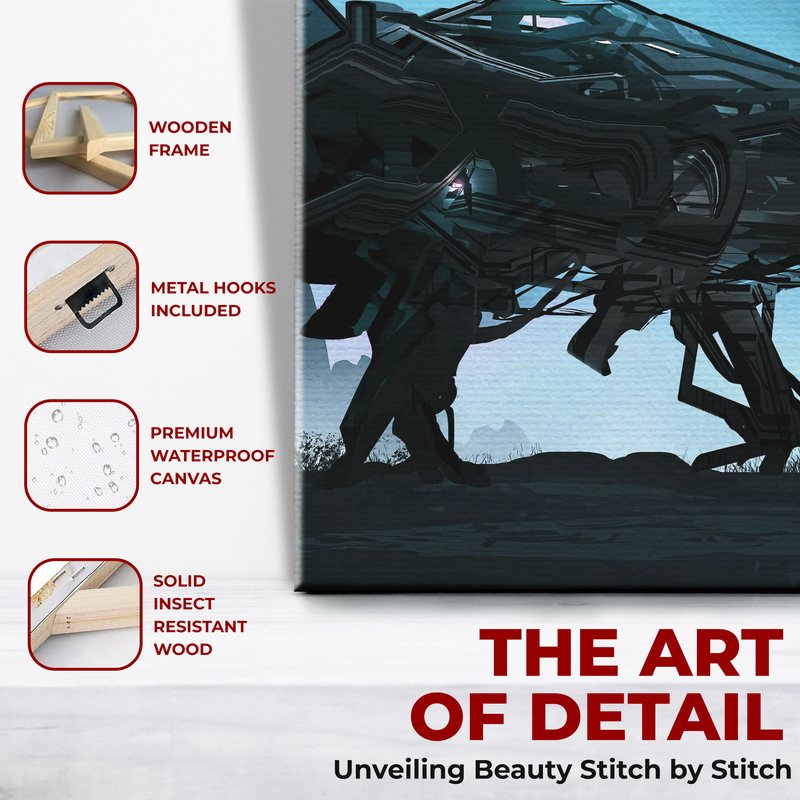 SPACESHIP WALL CANVAS DECOR