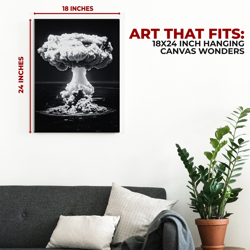 ATOM BOMB CANVAS DECOR