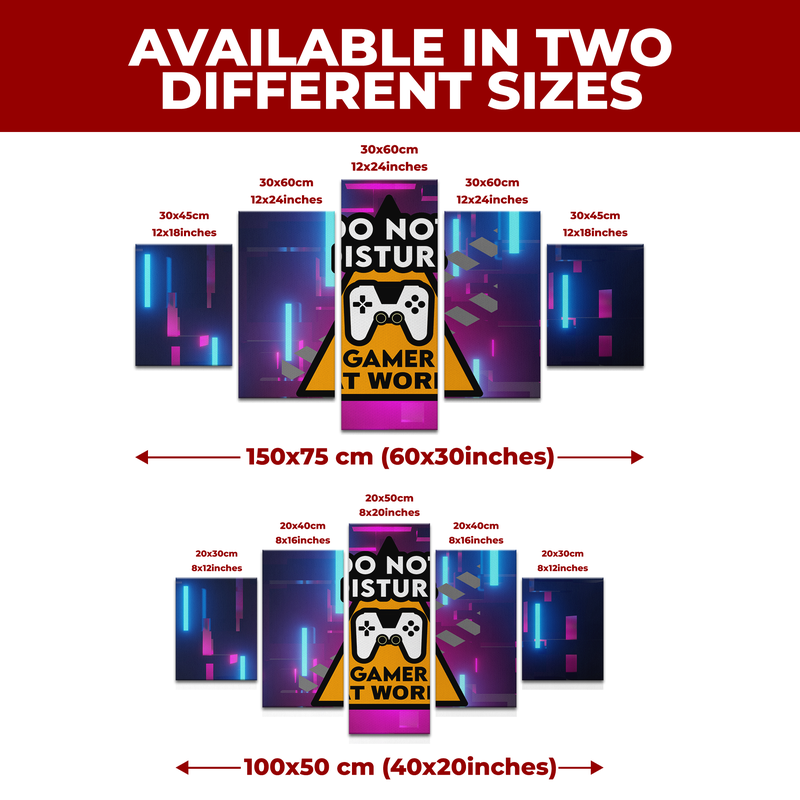 DO NOT DISTURB WALL CANVAS