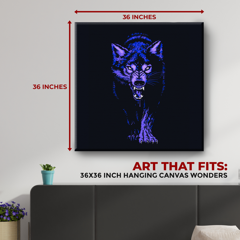 STRONG WOLF DECOR CANVAS
