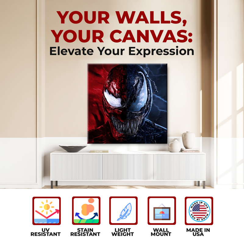 VENOM & CARNAGE WALL CANVAS