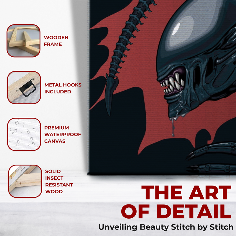 XENOMORPH WALL CANVAS DECOR