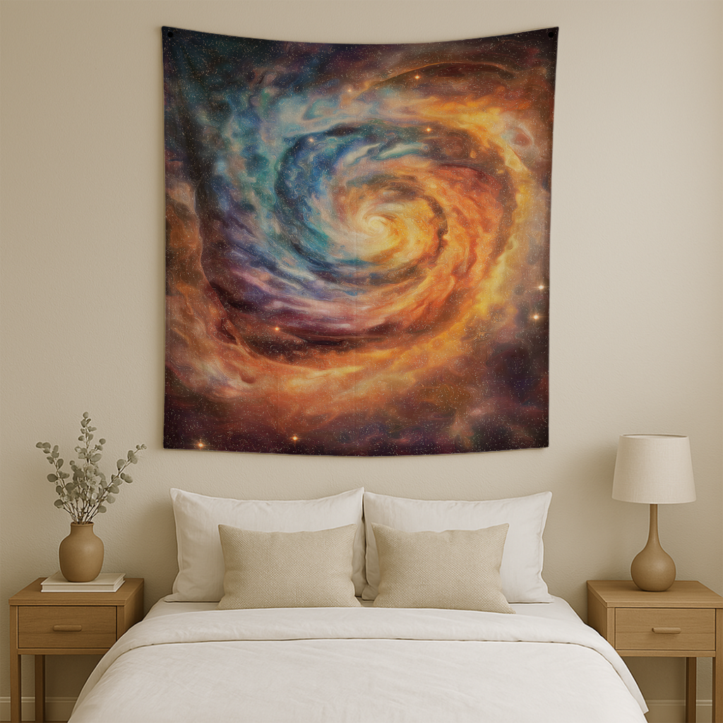 GALAXY SWIRL WALL TAPESTRY