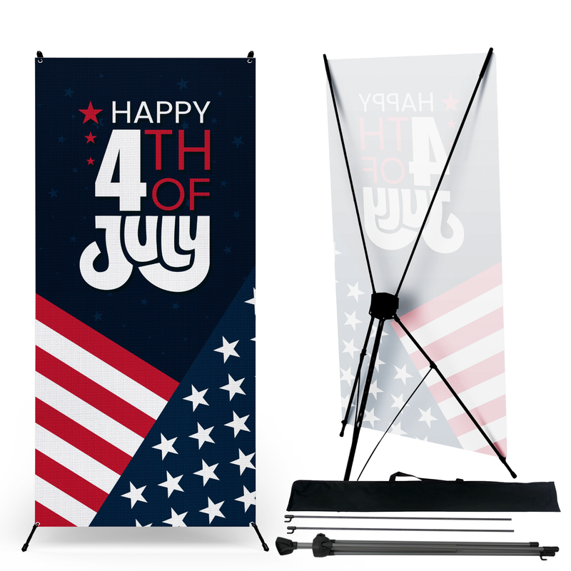 HAPPY 4TH OF JULY X-BANNER