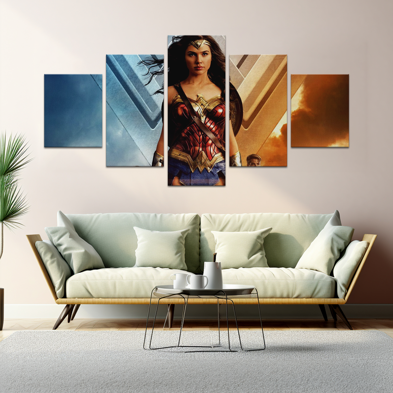 WONDER WOMAN THE MOVIE WALL CANVAS