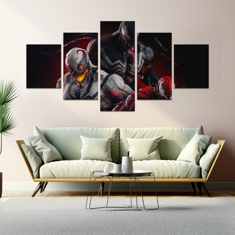 VENOM & CARNAGE TRIO WALL CANVAS