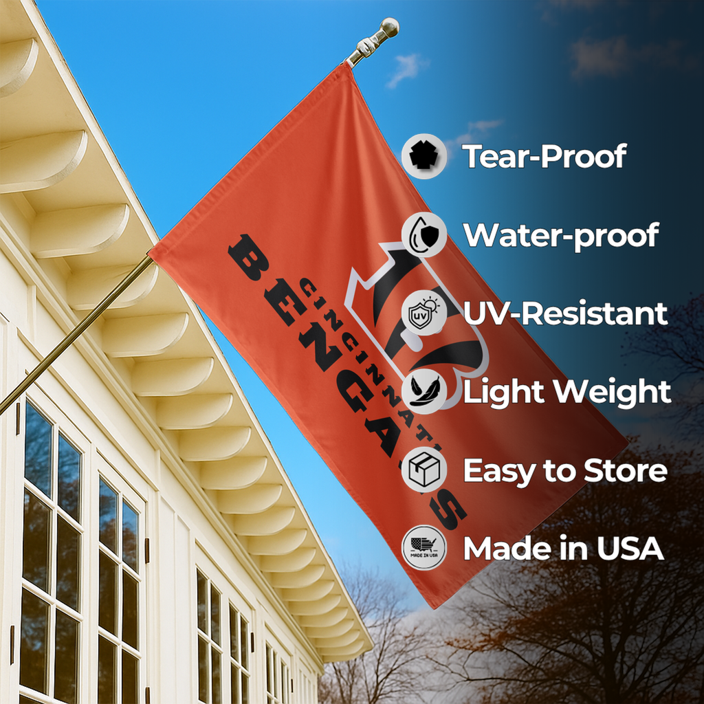 CINCINNATI BENGALS FLAG