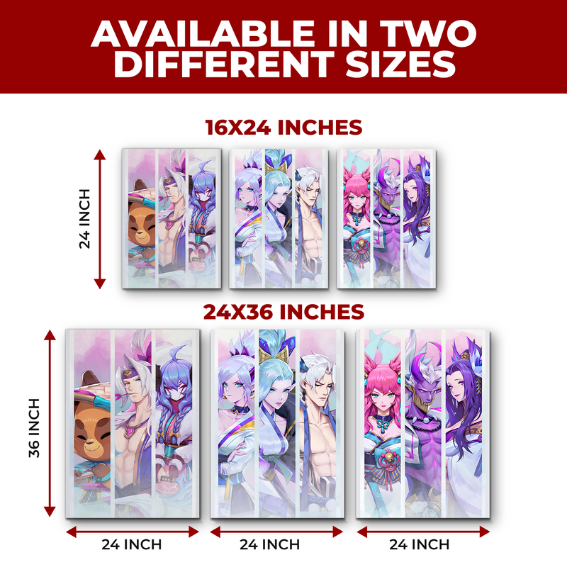 LEAGUE OF LEGENDS CANVAS DECOR