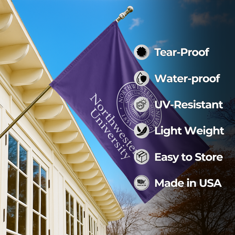 NORTHWESTERN UNIVERSITY FLAG
