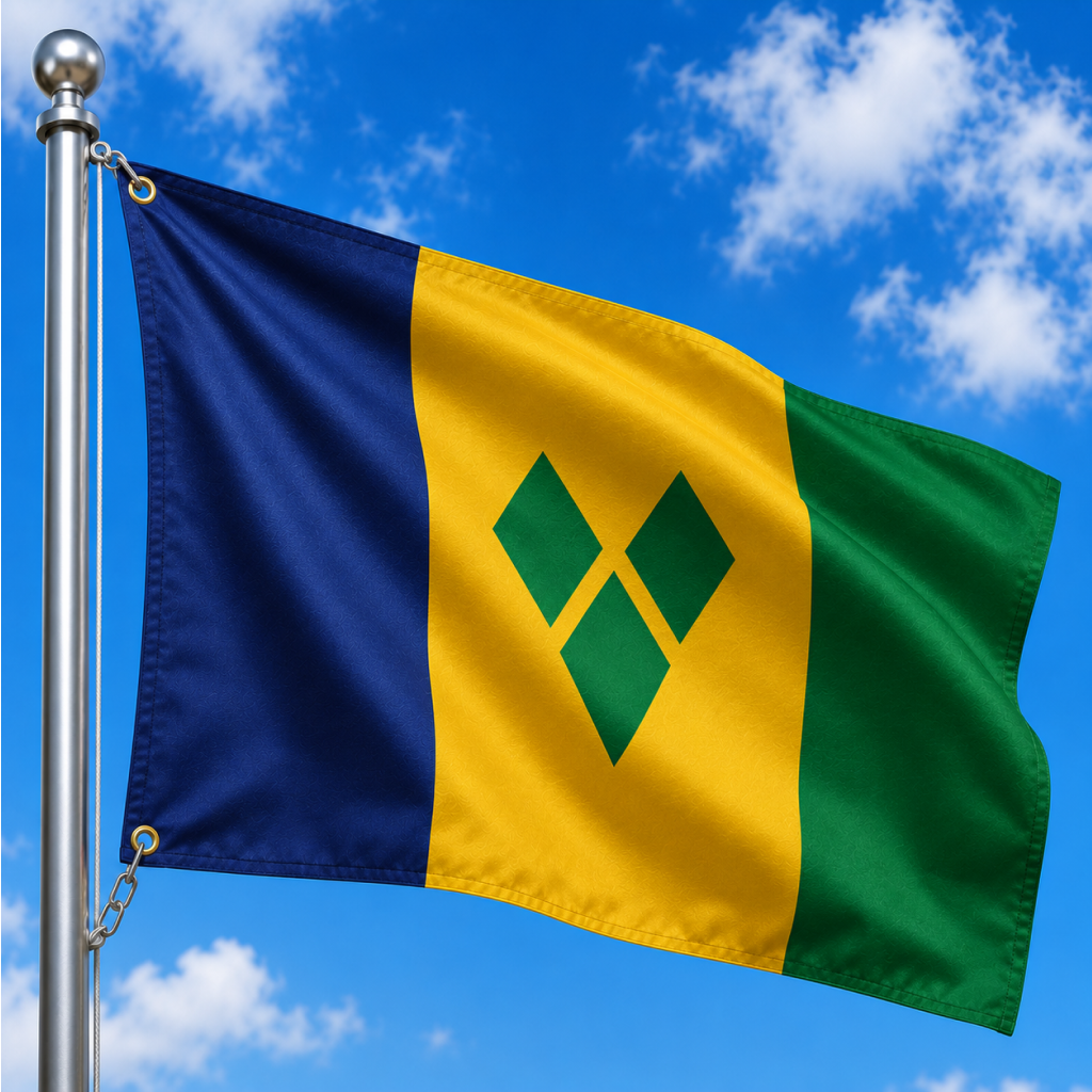 SAINT VINCENT & THE GRENADINES FLAG