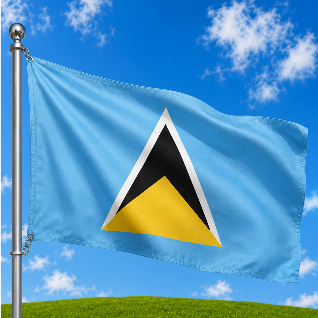 SAINT LUCIA FLAG