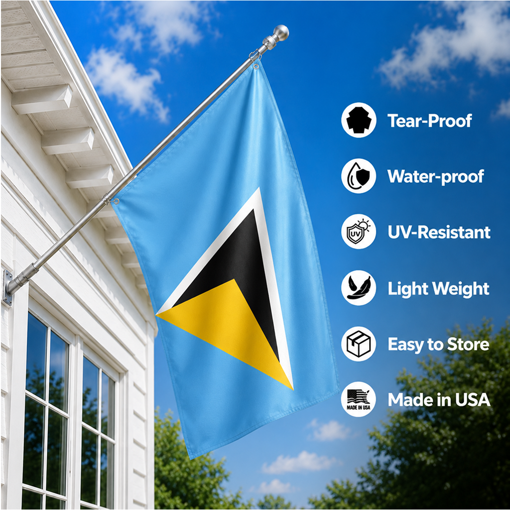 SAINT LUCIA FLAG