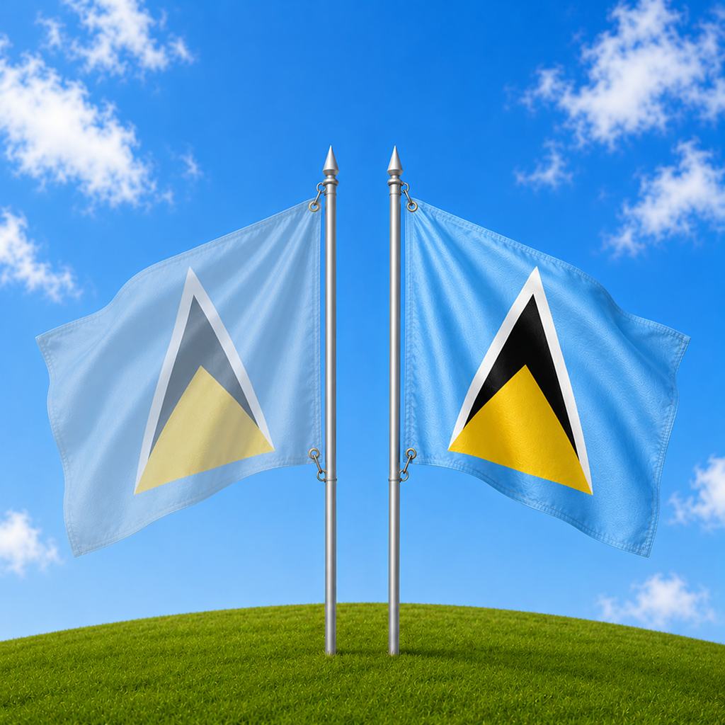SAINT LUCIA FLAG