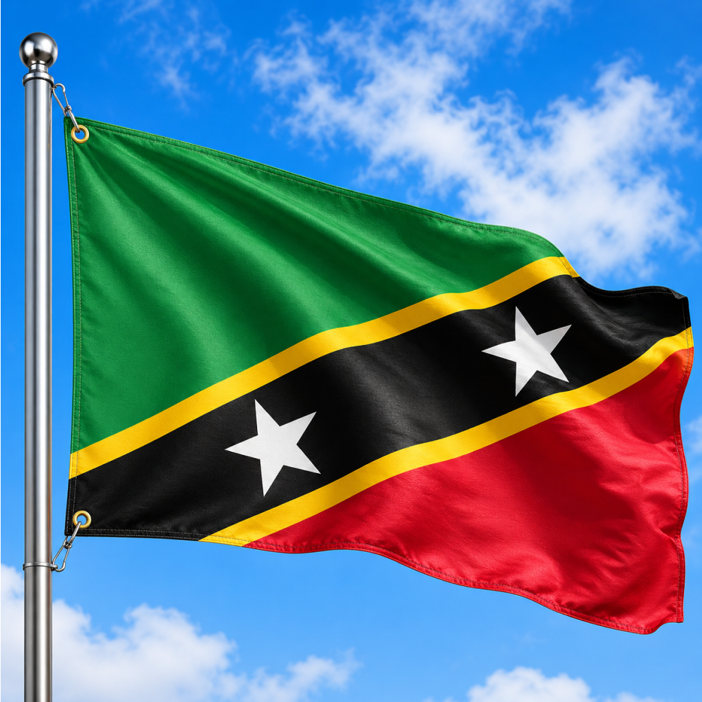 SAINT KITTS & NEVIS FLAG