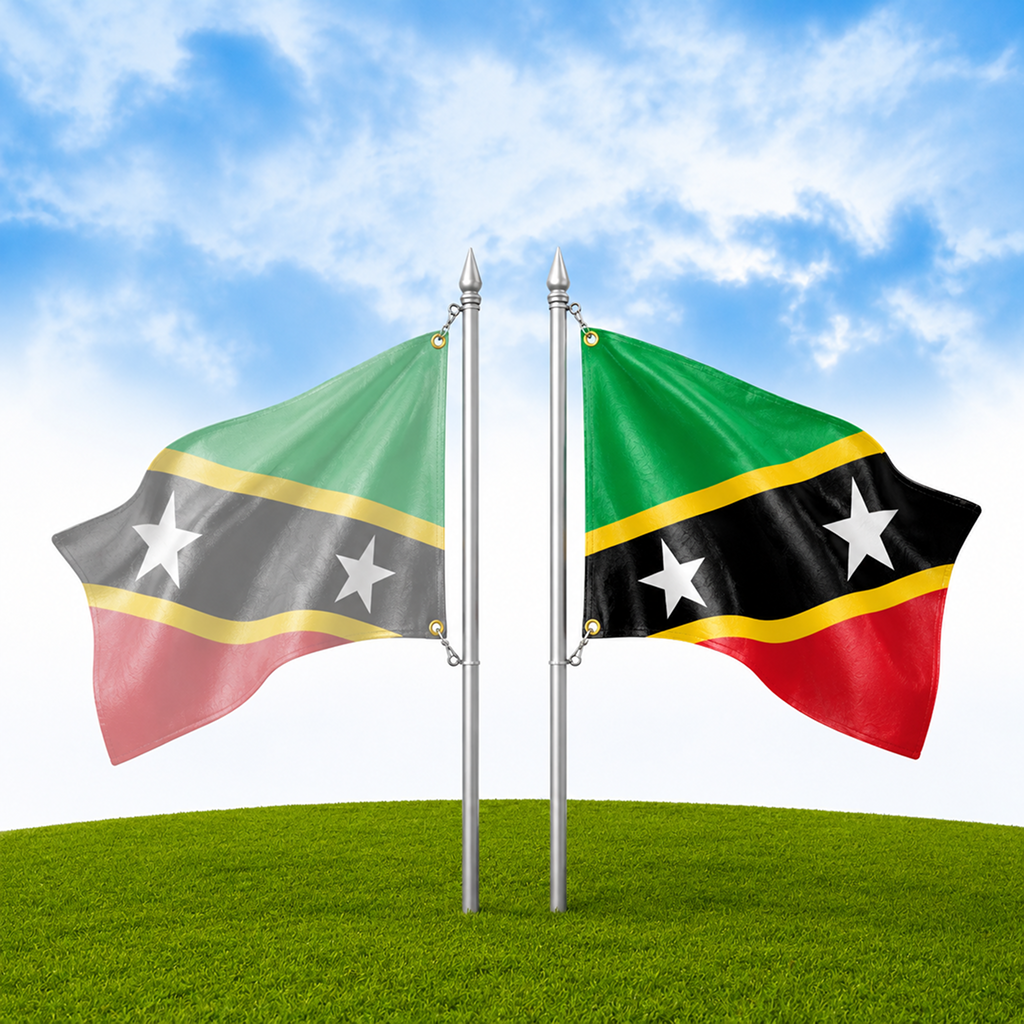 SAINT KITTS & NEVIS FLAG