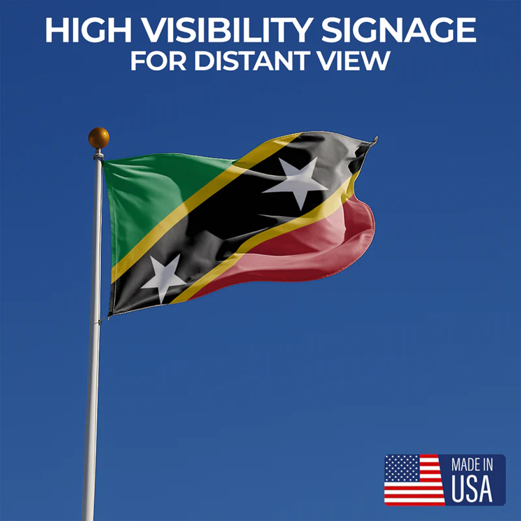 SAINT KITTS & NEVIS FLAG