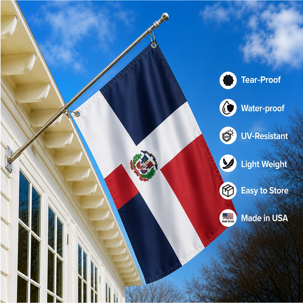 DOMINICAN REPUBLIC FLAG