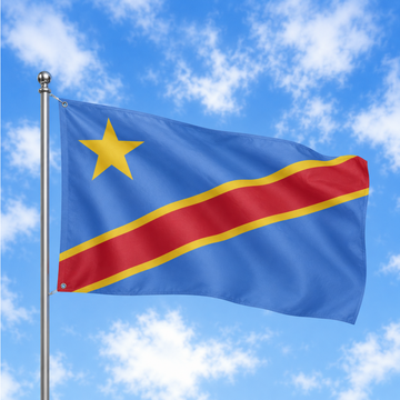 DEMOCRATIC REPUBLIC OF THE CONGO FLAG
