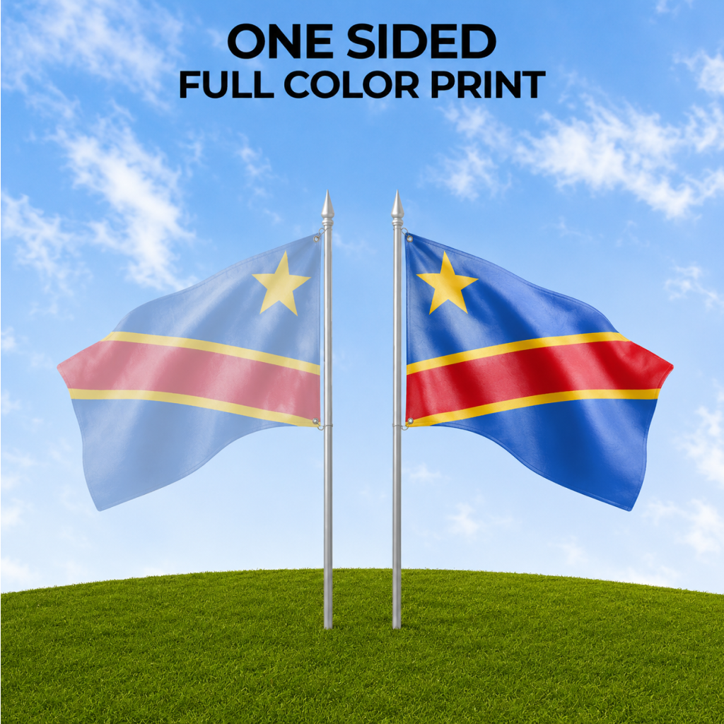 DEMOCRATIC REPUBLIC OF THE CONGO FLAG