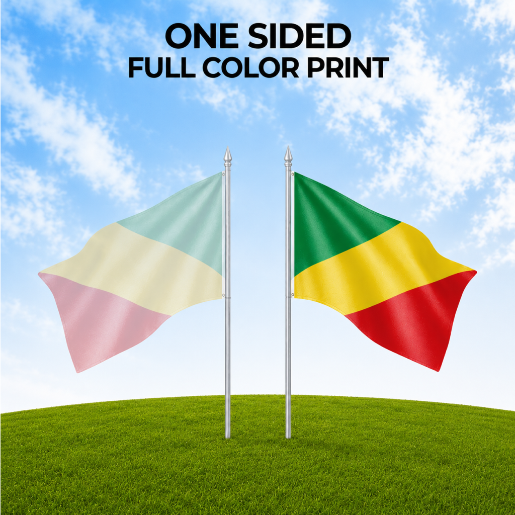 REPUBLIC OF THE CONGO-BRAZZAVILLE FLAG