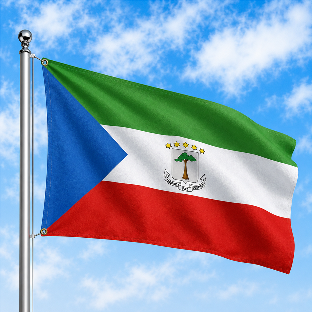 EQUATORIAL GUINEA FLAG