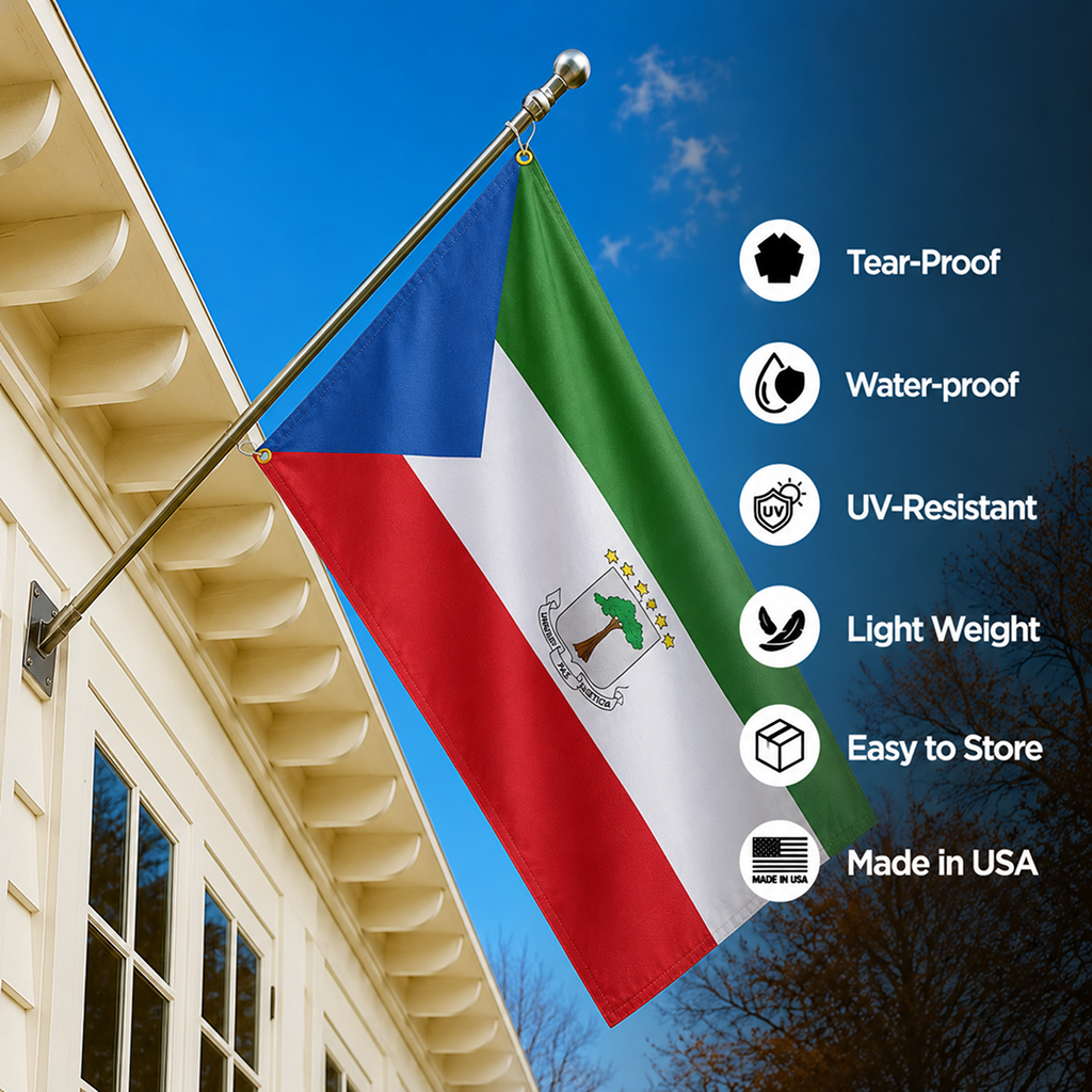 EQUATORIAL GUINEA FLAG