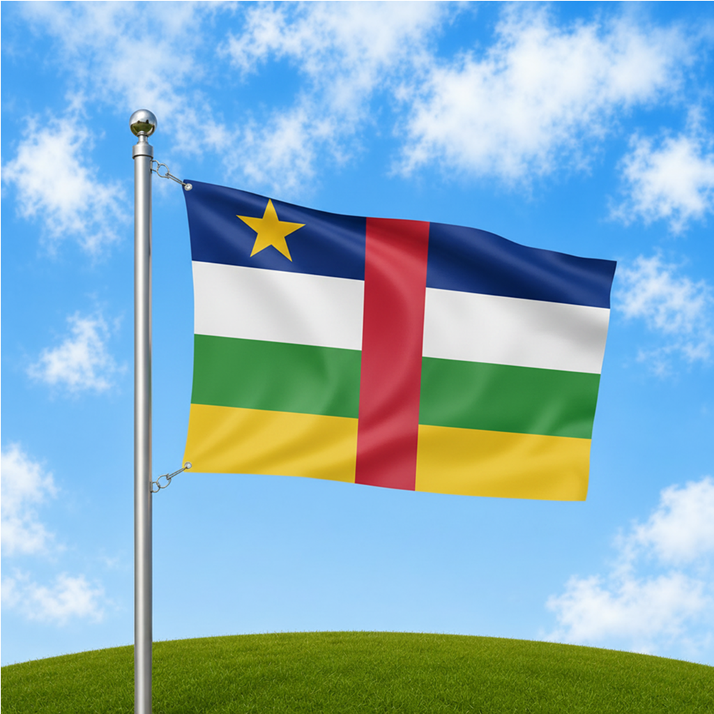 CENTRAL AFRICAN REPUBLIC FLAG