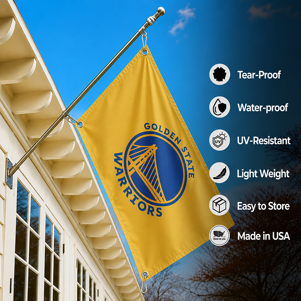 GOLDEN STATE WARRIORS FLAG