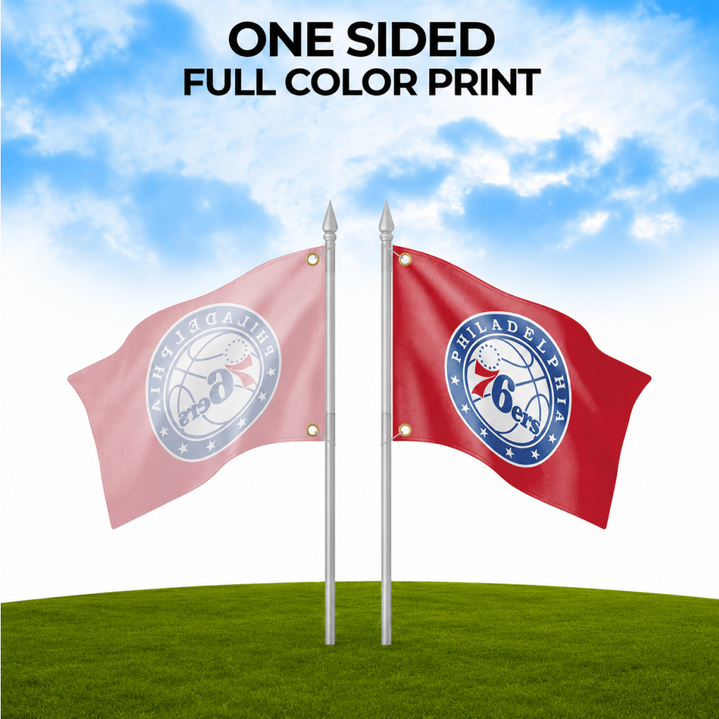 PHILADELPHIA 76ERS FLAG