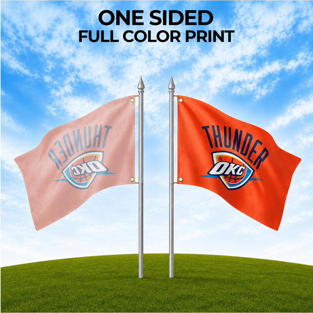 OKLAHOMA CITY THUNDER FLAG