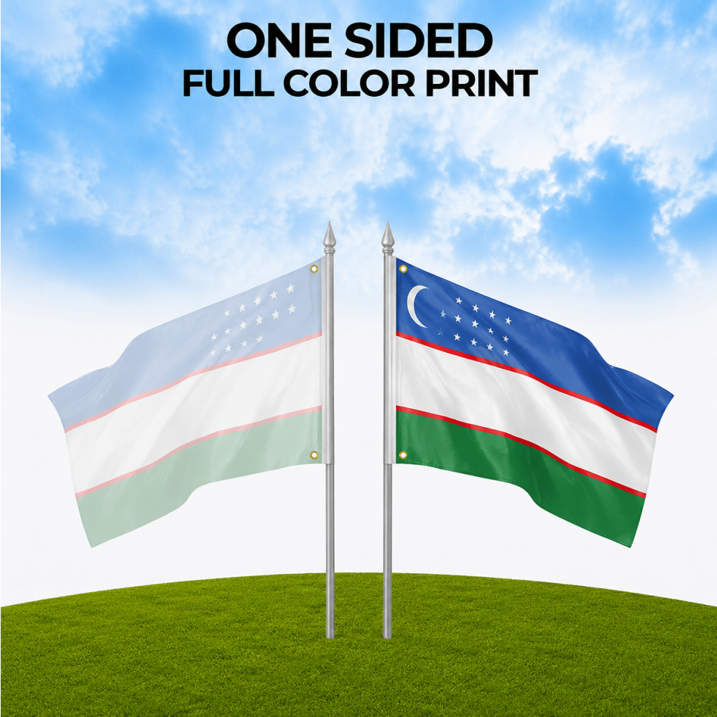 UZBEKISTAN FLAG