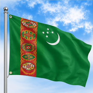 TURKMENISTA FLAG