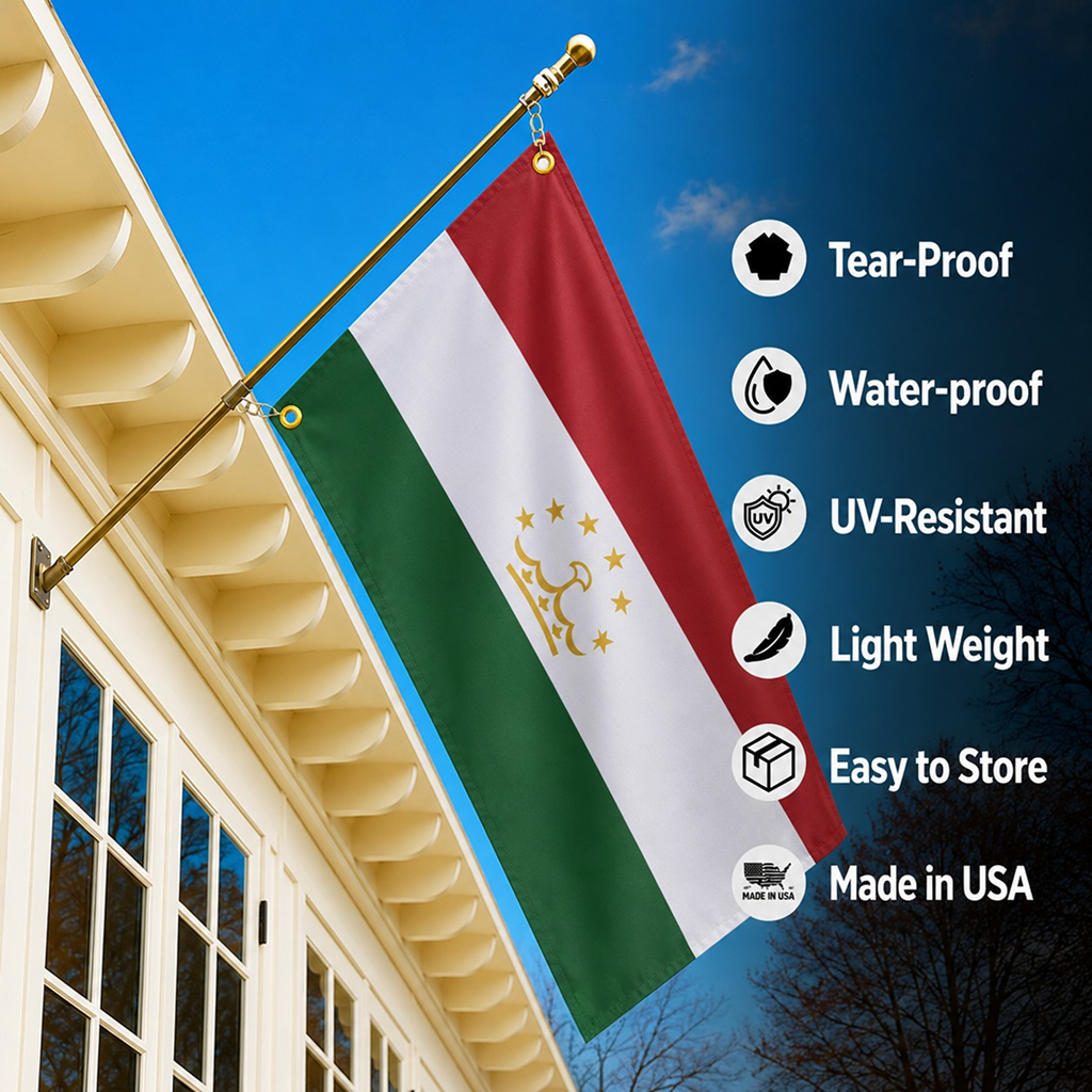 TAJIKISTAN FLAG
