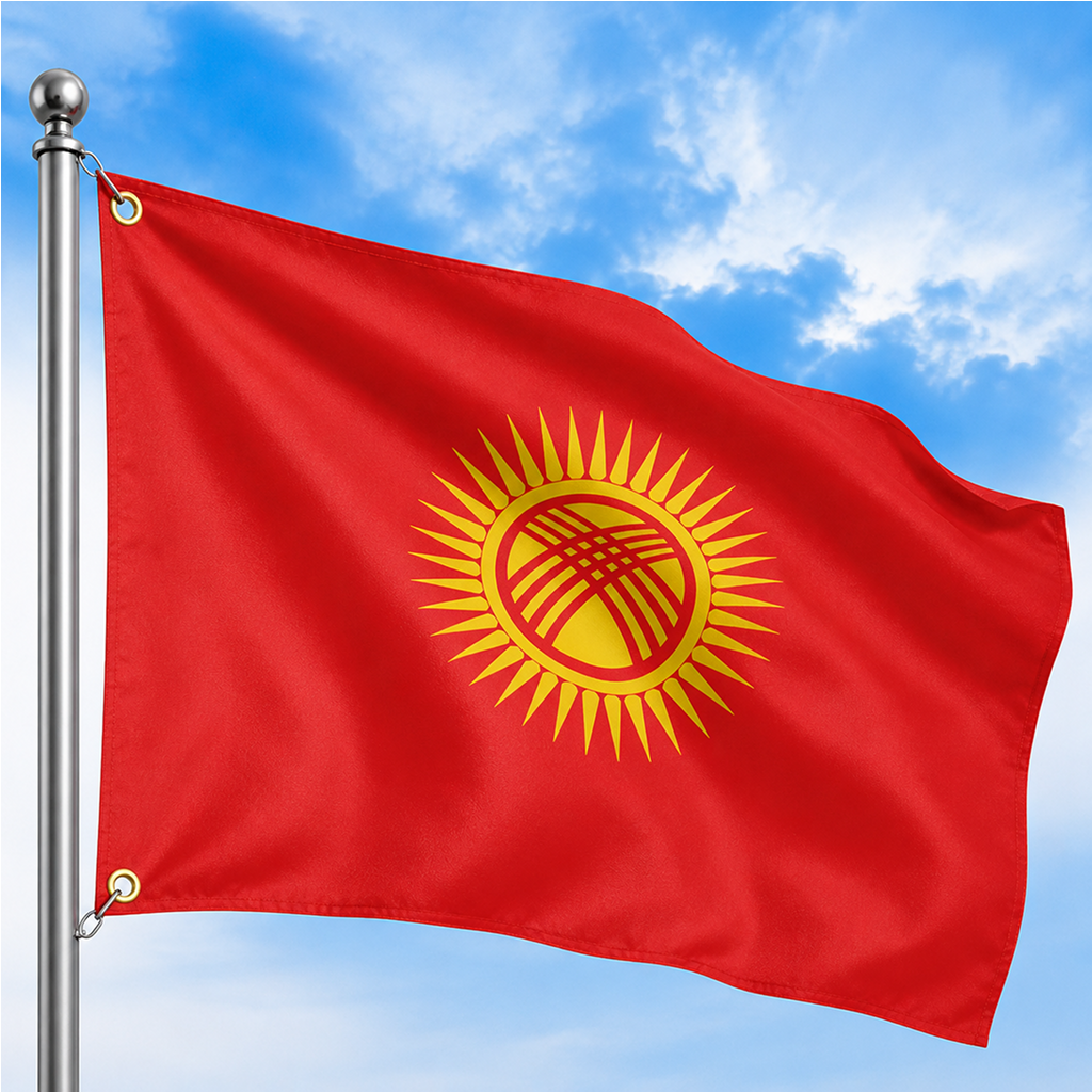 KYRGYZSTAN FLAG