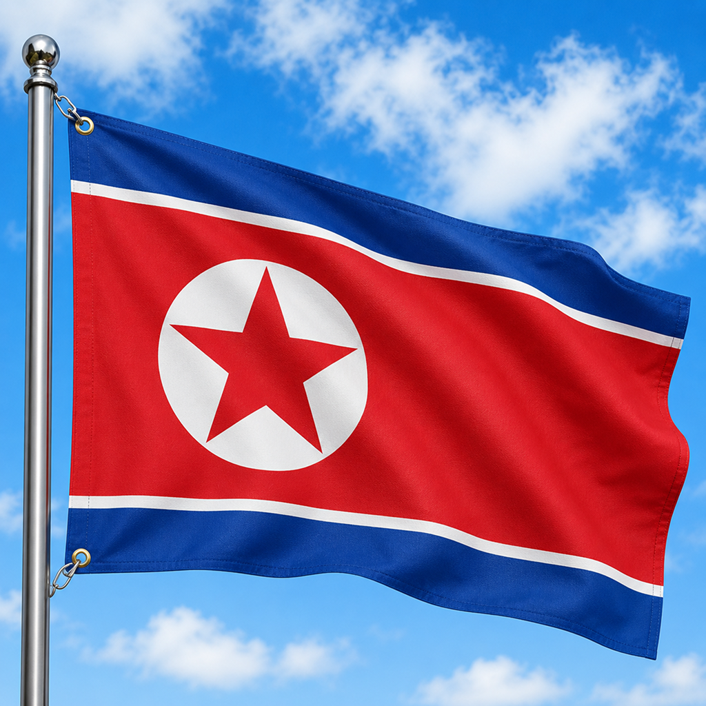 NORTH KOREA FLAG