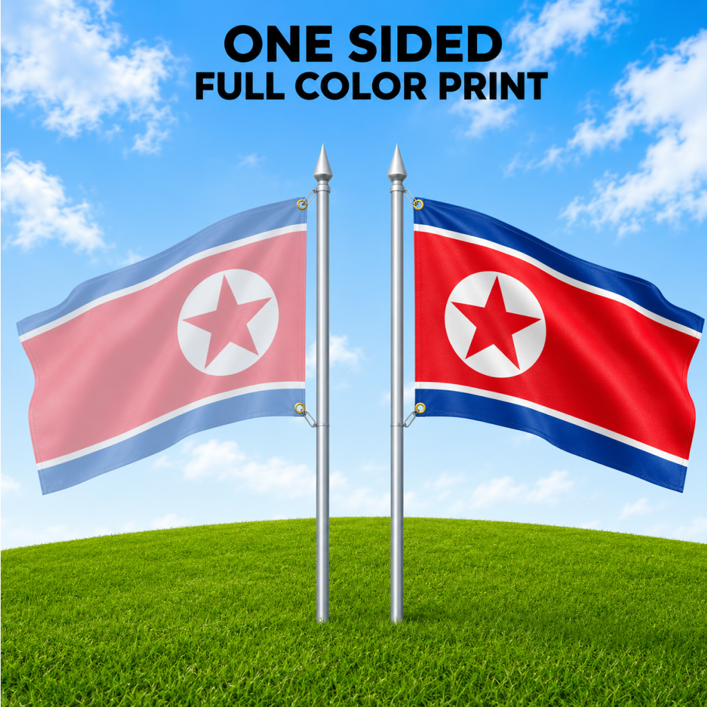 NORTH KOREA FLAG