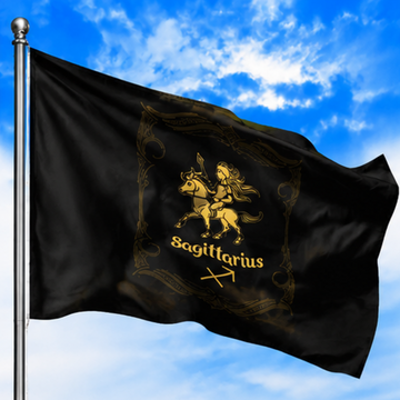 SAGITTARIUS THE ARCHER ZODIAC FLAG