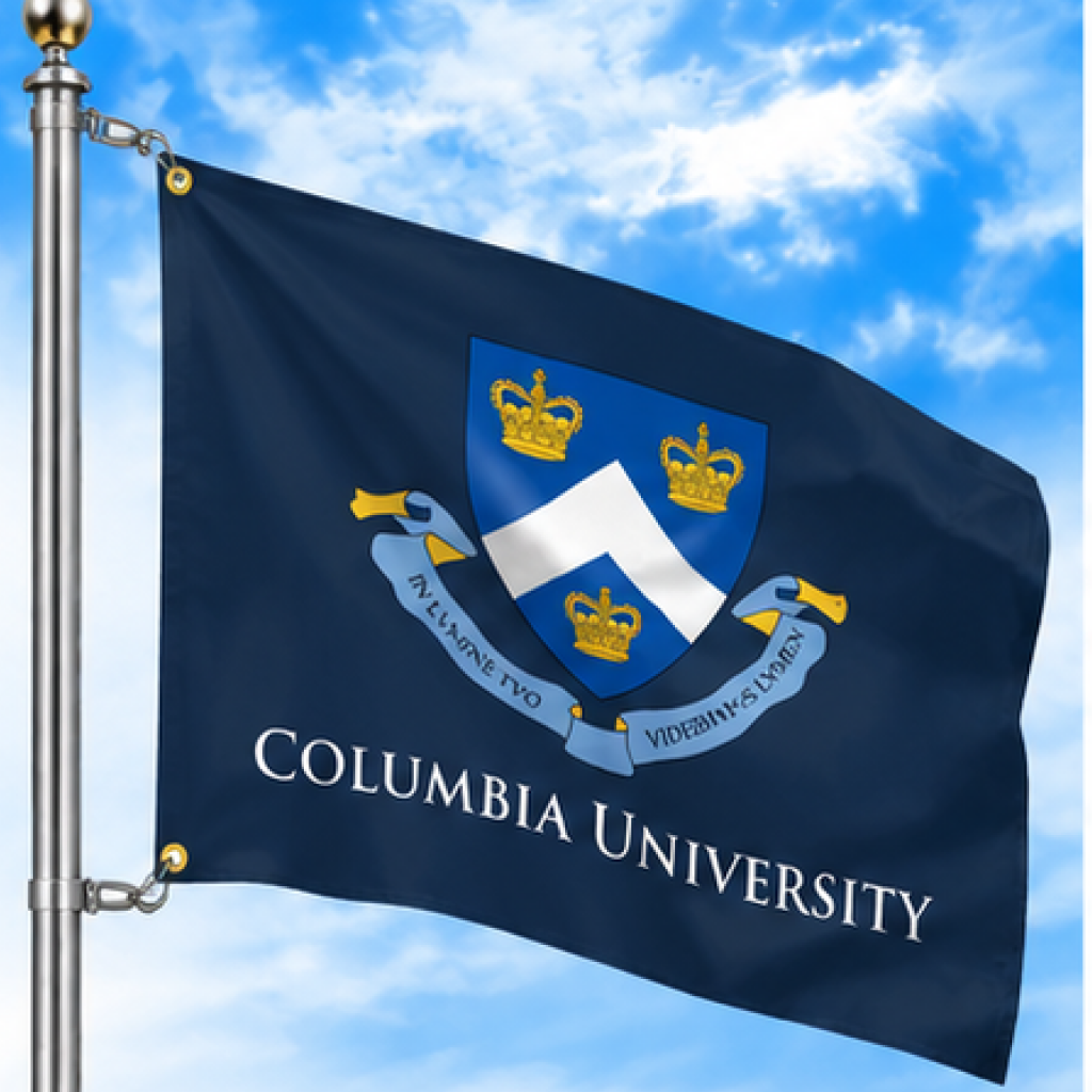 COLUMBIA UNIVERSITY FLAG