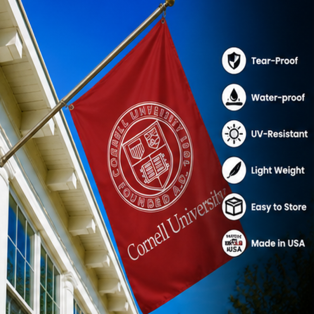 CORNELL UNIVERSITY FLAG