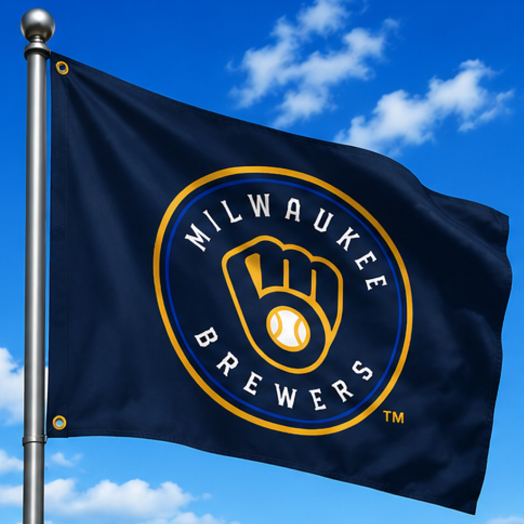 MILWAUKEE BREWERS FLAG