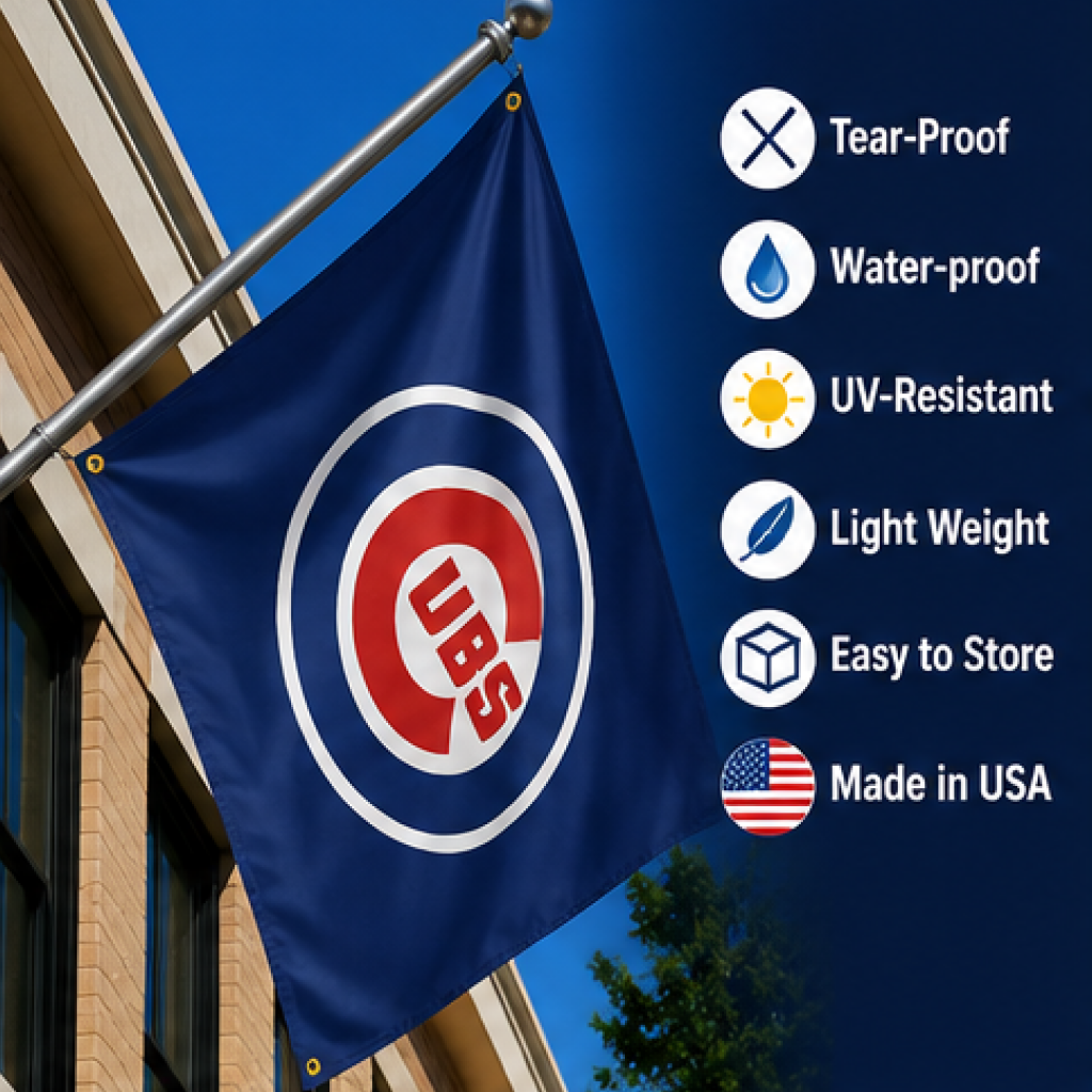 CHICAGO CUBS FLAG