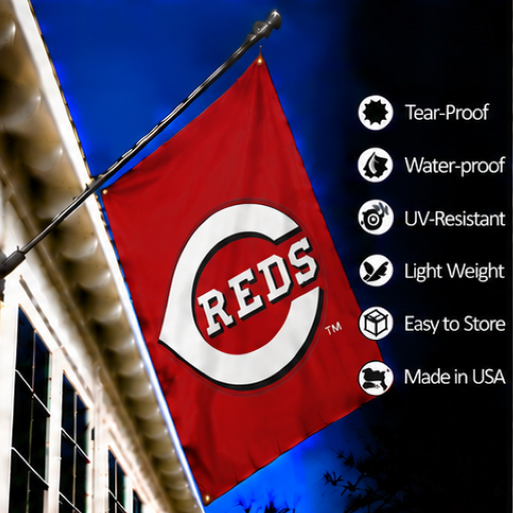 CINCINNATI REDS FLAG