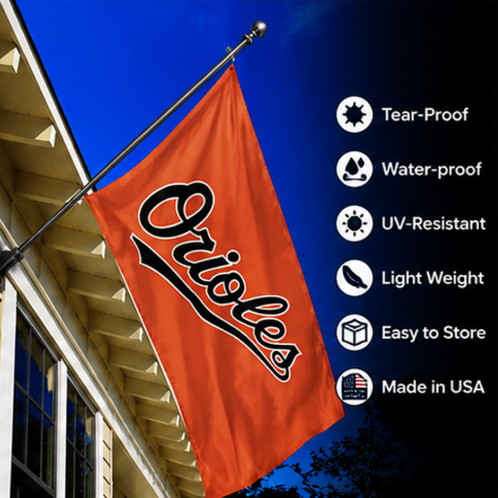 BALTIMORE ORIOLES FLAG
