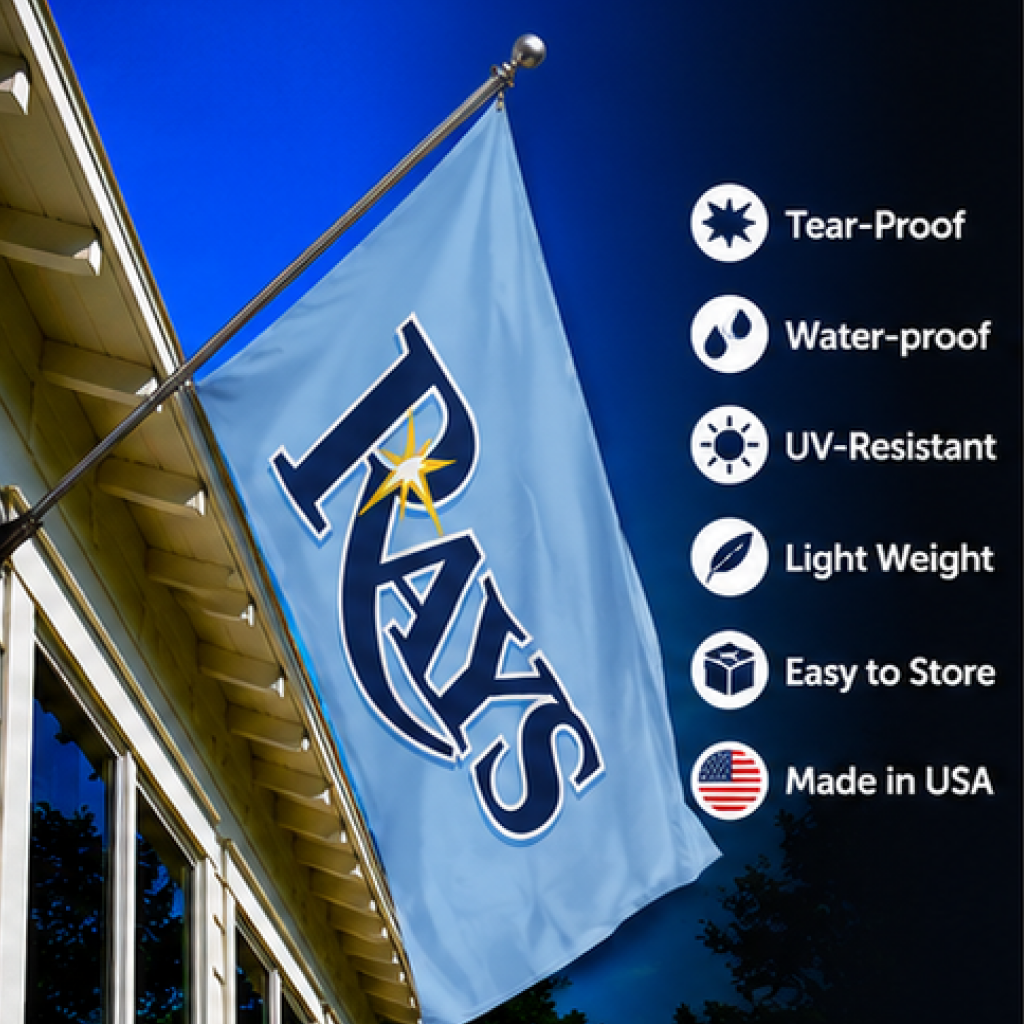 TAMPA BAY RAYS FLAG