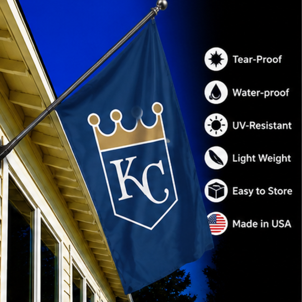 KANSAS CITY ROYALS FLAG