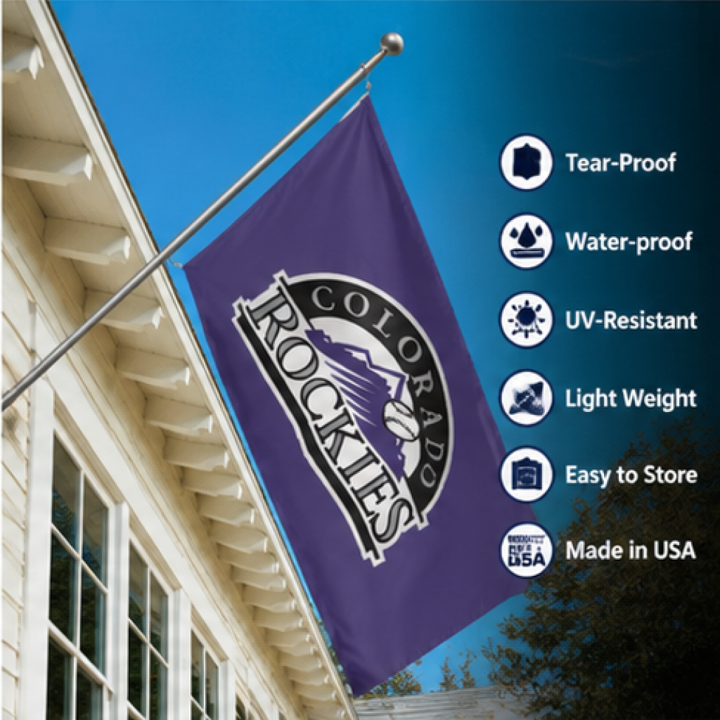 COLORADO ROCKIES FLAG